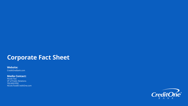 Corporate Fact Sheet